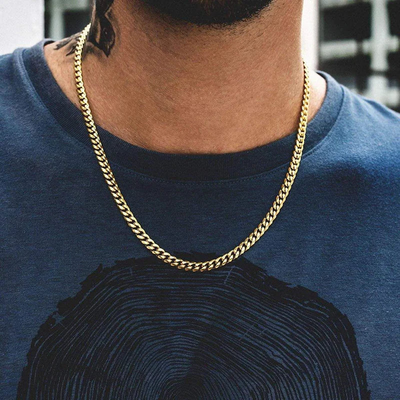 Vnox Stylish Gold Chain