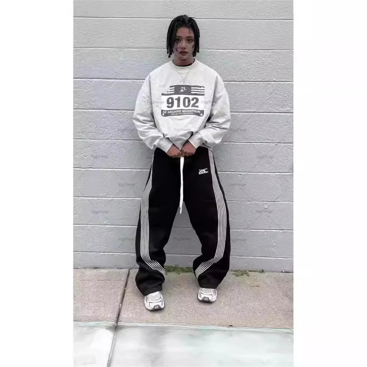 Trendy Wide Leg Sweatpants