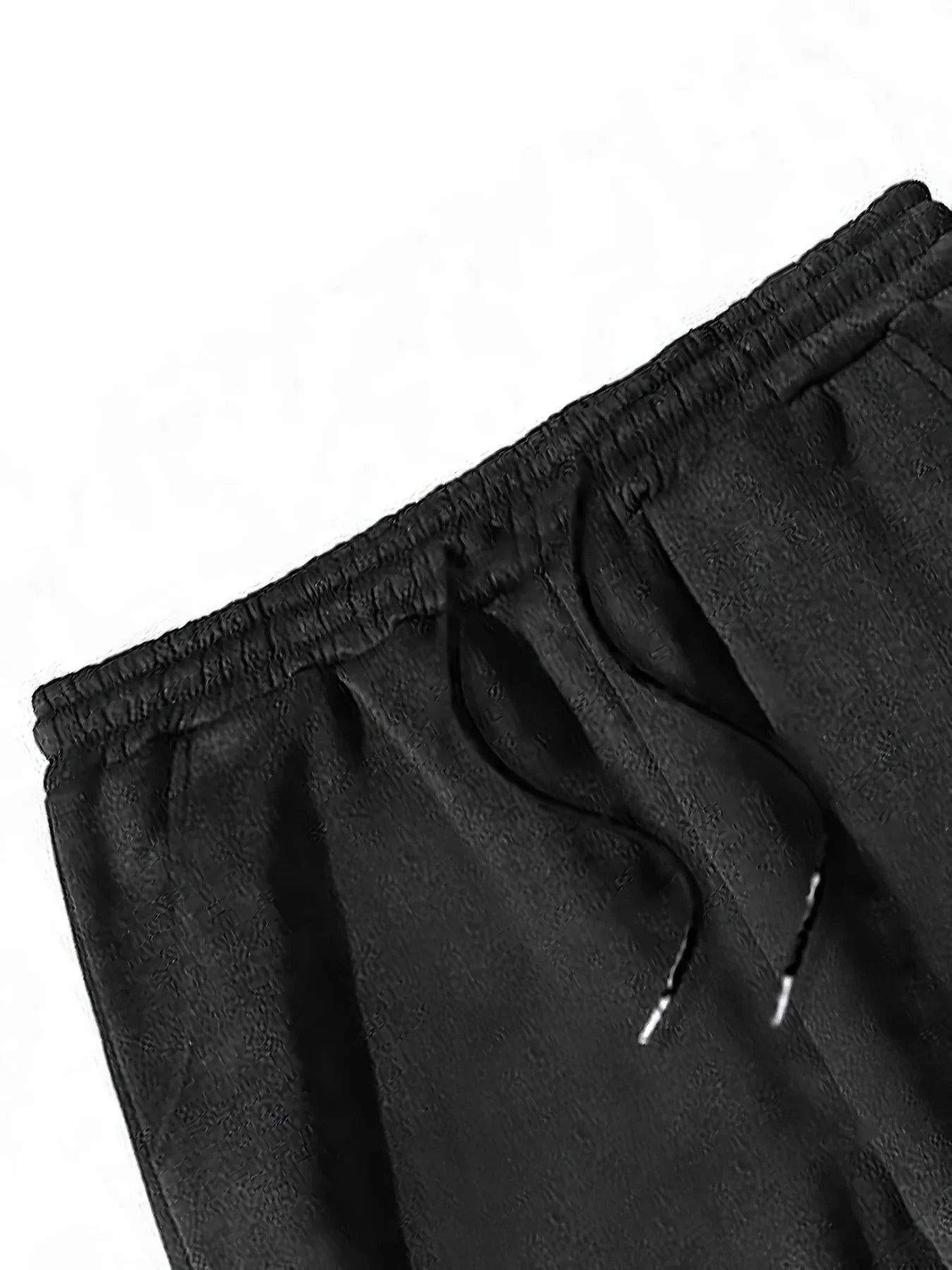 Casual Black Hip-Hop Pants