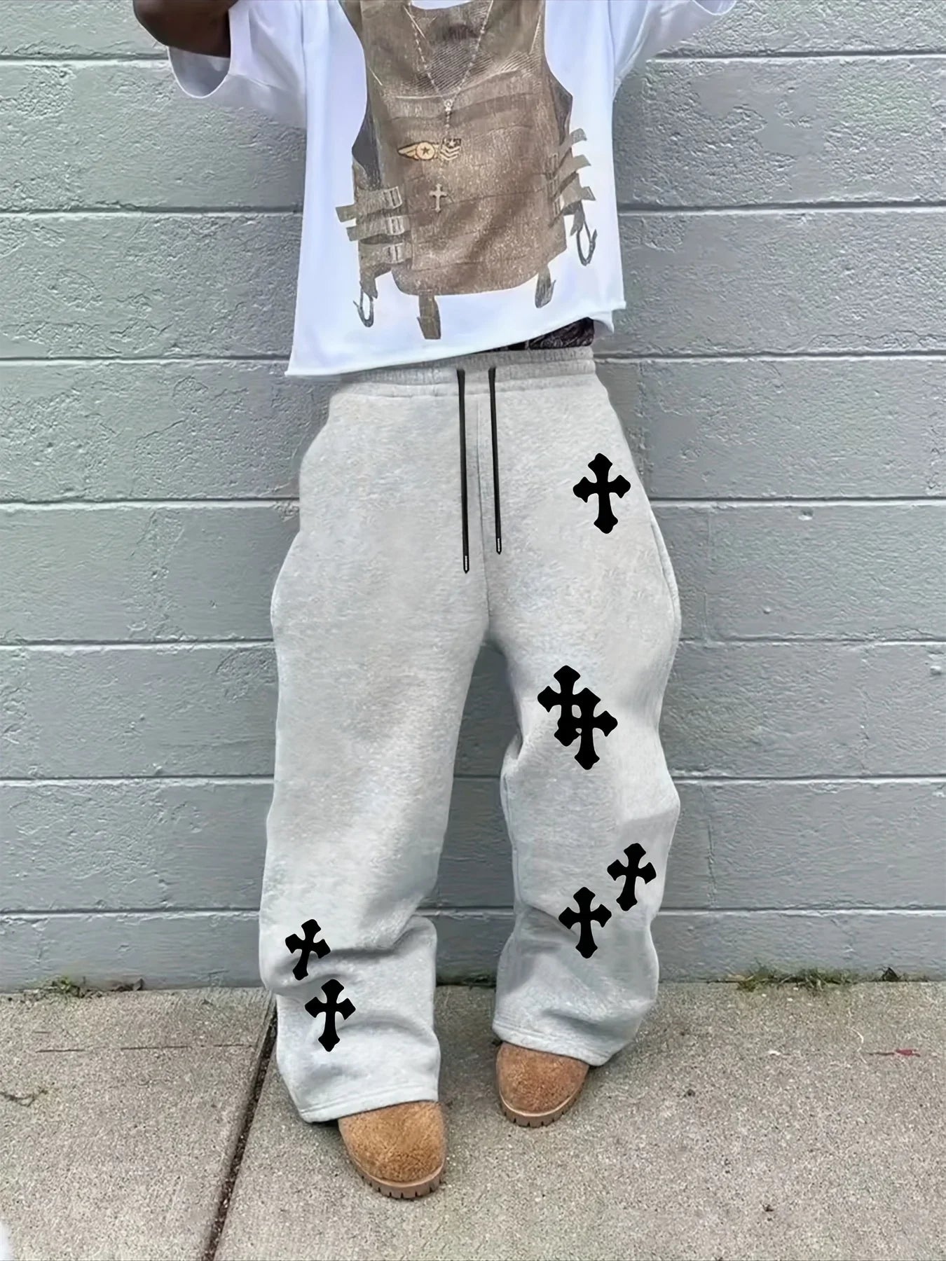 Casual Black Hip-Hop Pants