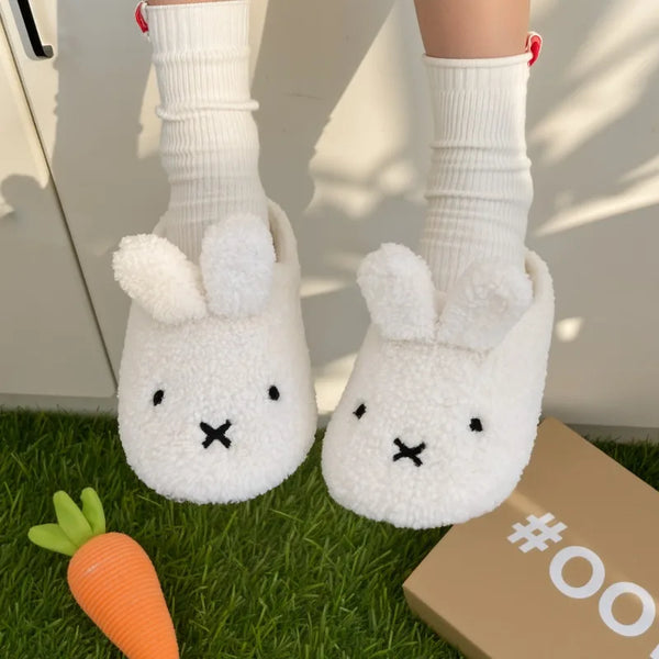 Miffy Plush Cotton Slippers