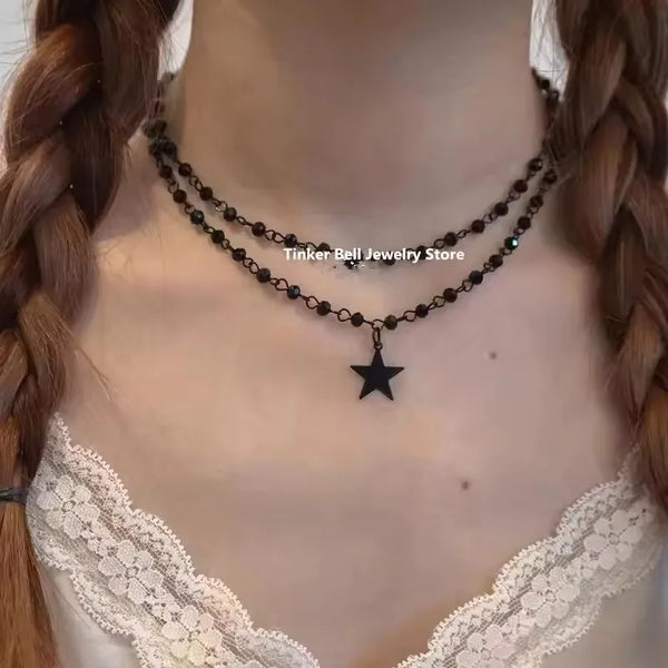 Rock Star Double Layer Necklace
